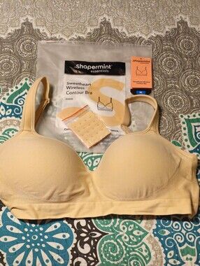 Shapermint Sweetheart Wireless Contour Bra Sz XL Worn 1x